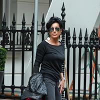 Nancy Dell'Olio is seen leaving a medical building on Harley Street | Picture 101268